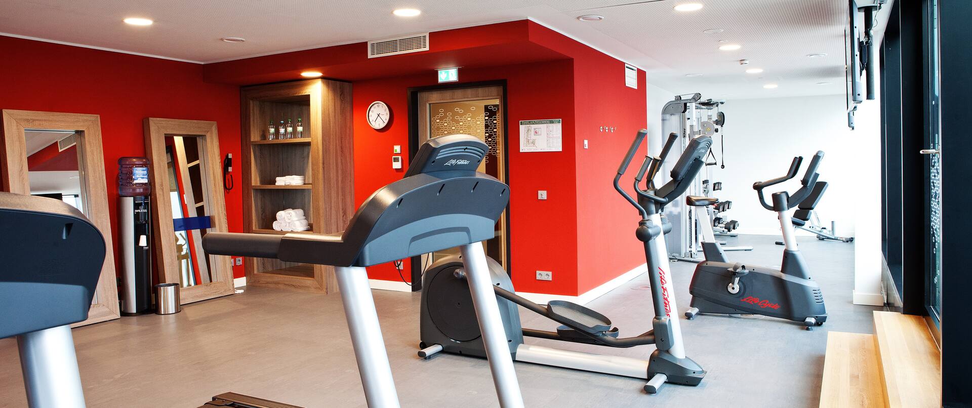 Fitness Area with treadmills and ellipticals 