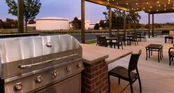 Outdoor Patio with BBQ Grill