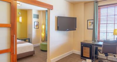 King Suite with Bed, Work Desk, and Room Technology