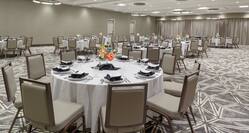 Ballroom with Banquet Setup