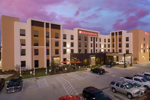 Hotel Exterior at Dusk