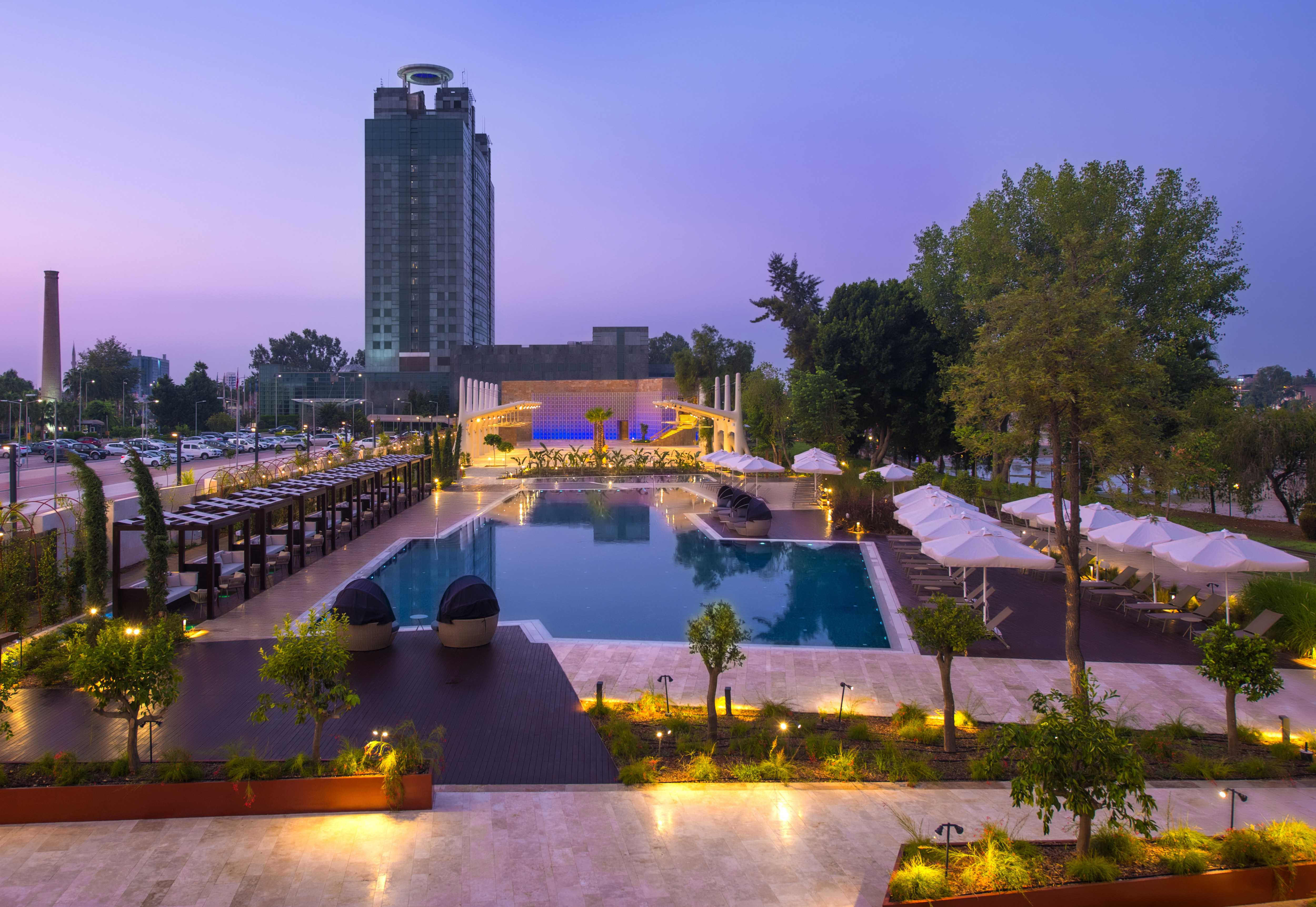 Adana HiltonSA Riverside Pool Area