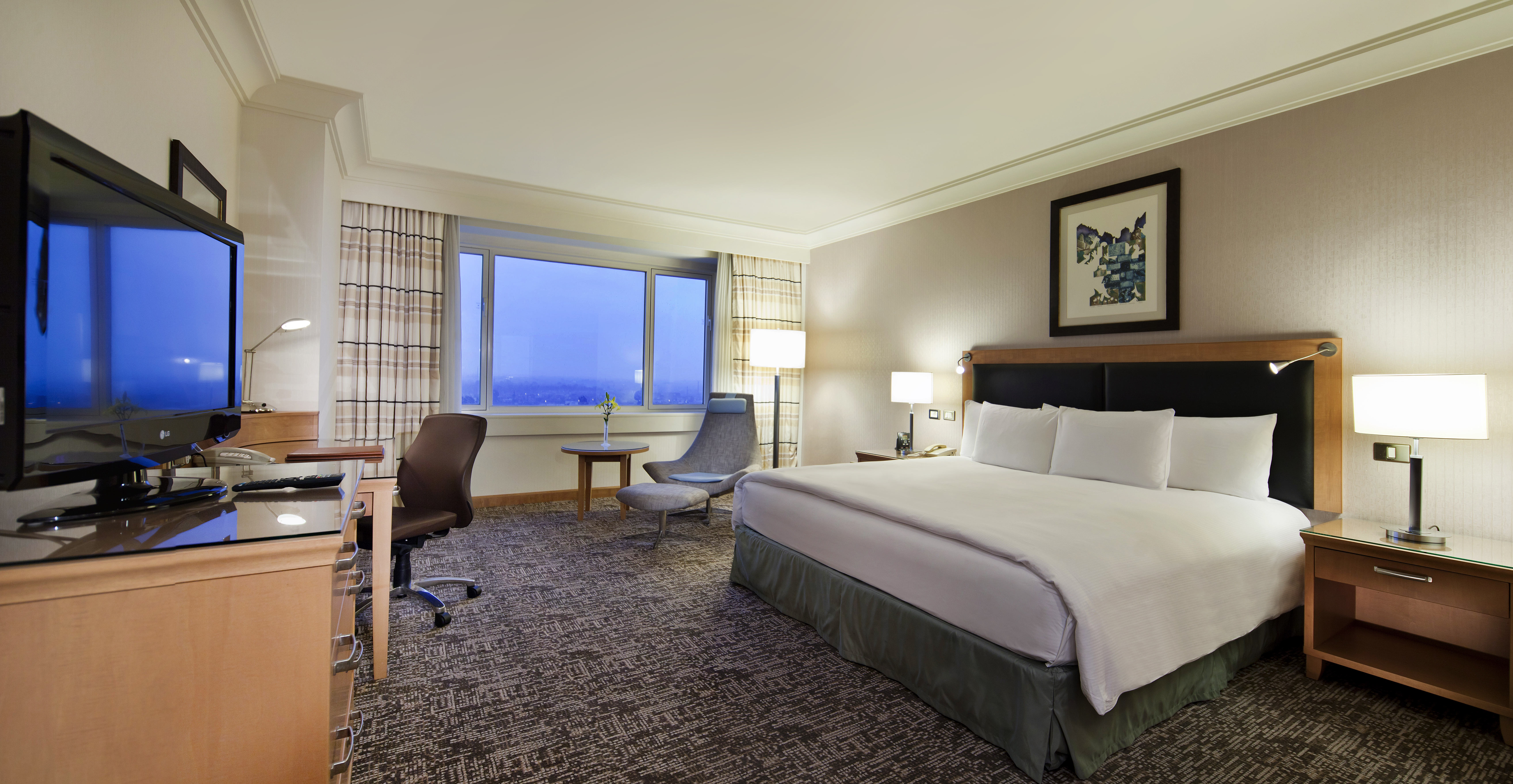 Adana HiltonSA King Guest Room with City Views