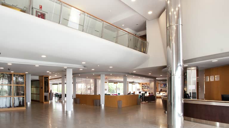 Vast Lobby With View of Front Desk