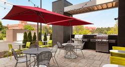 Outdoor Grilling & Seating Area