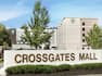 Crossgates Mall Sign with Hotel Exterior in the Background