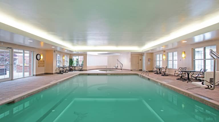 Indoor Pool and Spa at Hotel