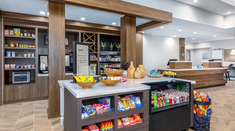 Lobby Snack Shop With Front Desk