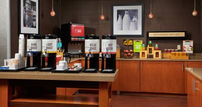Breakfast Bar Area with Coffee Station