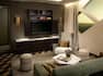 Diamond Suite Living Room with Sofa and Television