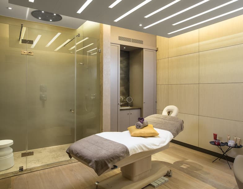 massage room at spa