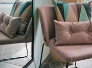 Close-Up of Guestroom Armchairs