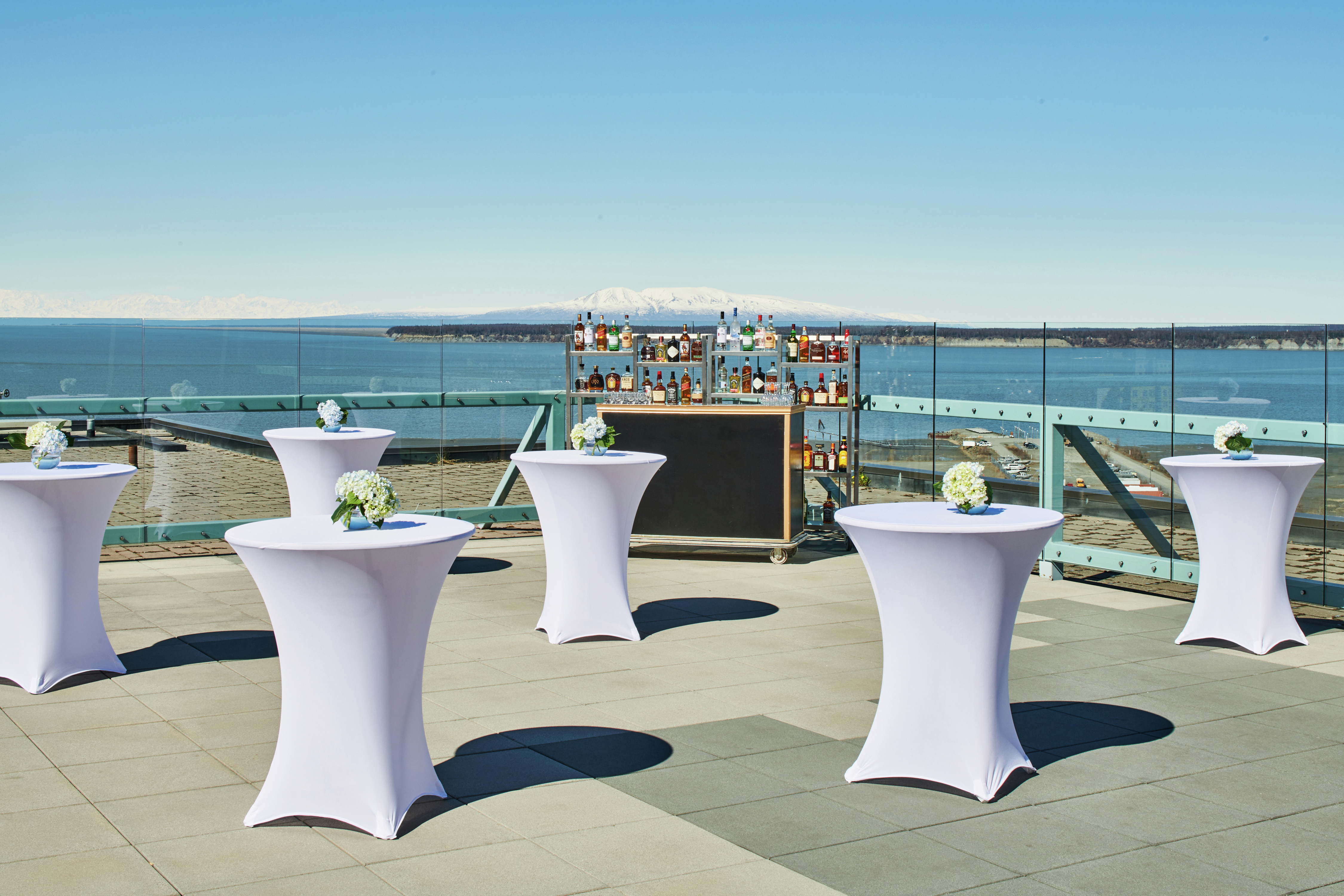 Outdoor Meeting Space with Beautiful Water Views