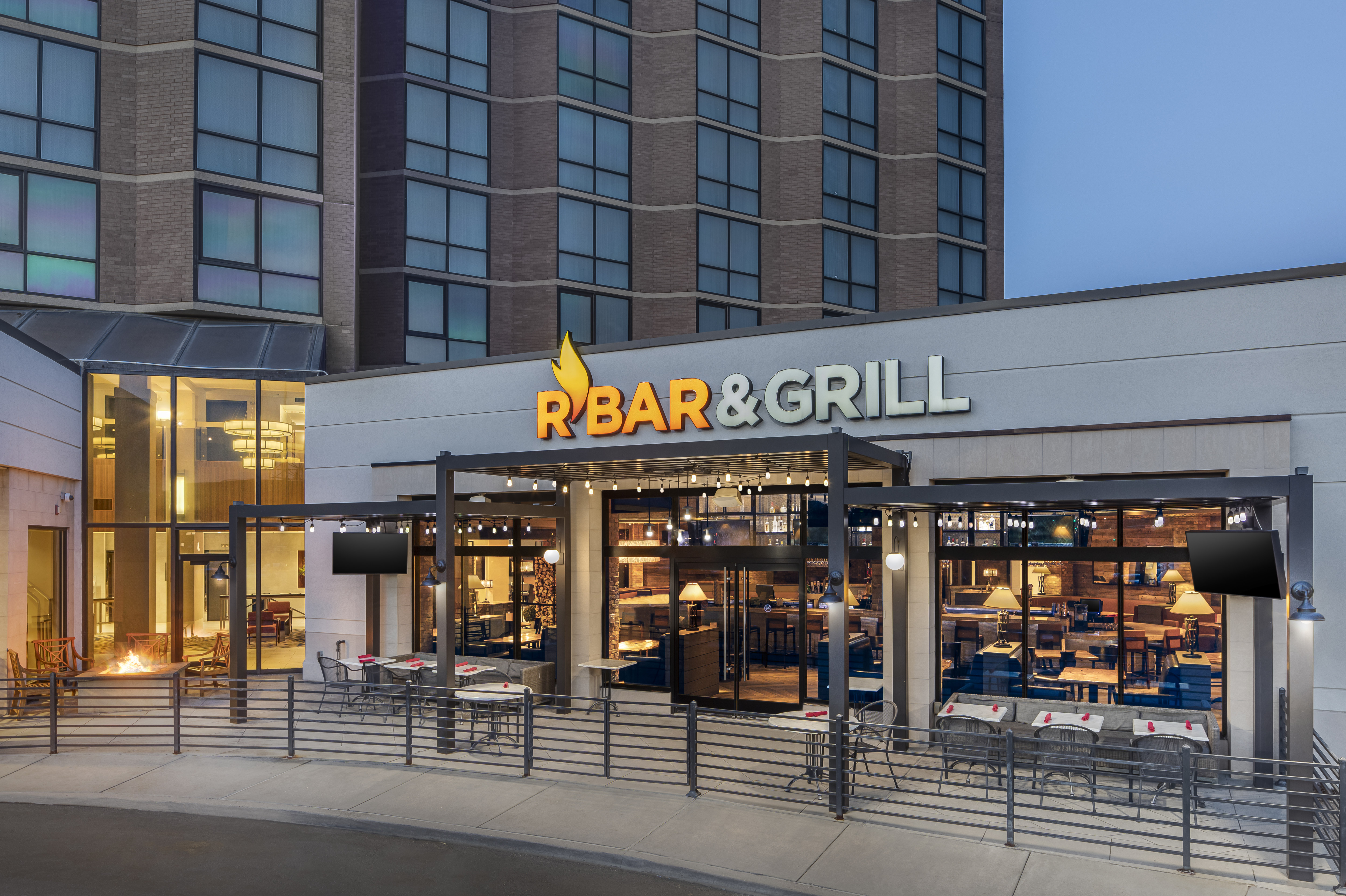 R Bar and Grill Exterior Entrance