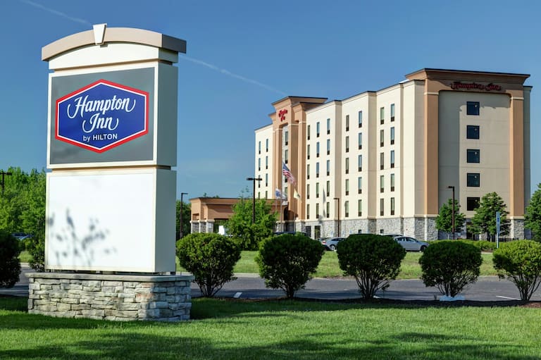 Hotel Exterior with sign