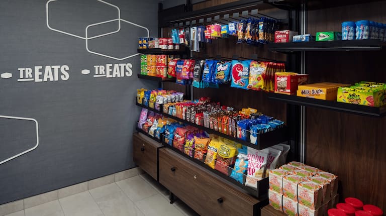 Treats Shop with Snacks Selections