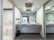 Dual Vanity Area in Suite Bathroom