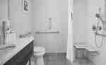Accessible Bathroom With Roll In Shower
