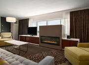 Parlor Suite with Fireplace and HDTV