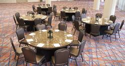 Meeting Room with Five Round Tables