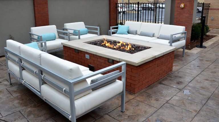 Outdoor Seating Around Fire Pit
