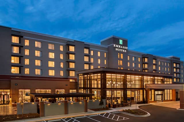 Hotel Exterior at Dusk