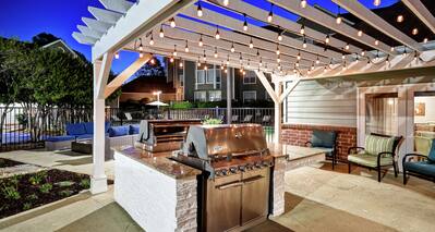 Patio Area with Grills