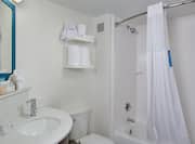 Bathroom Sink, Bath and Shower