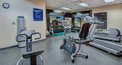Fitness Center with Cycle Machines, Treadmills, Cross-Trainer and Dumbbell Rack