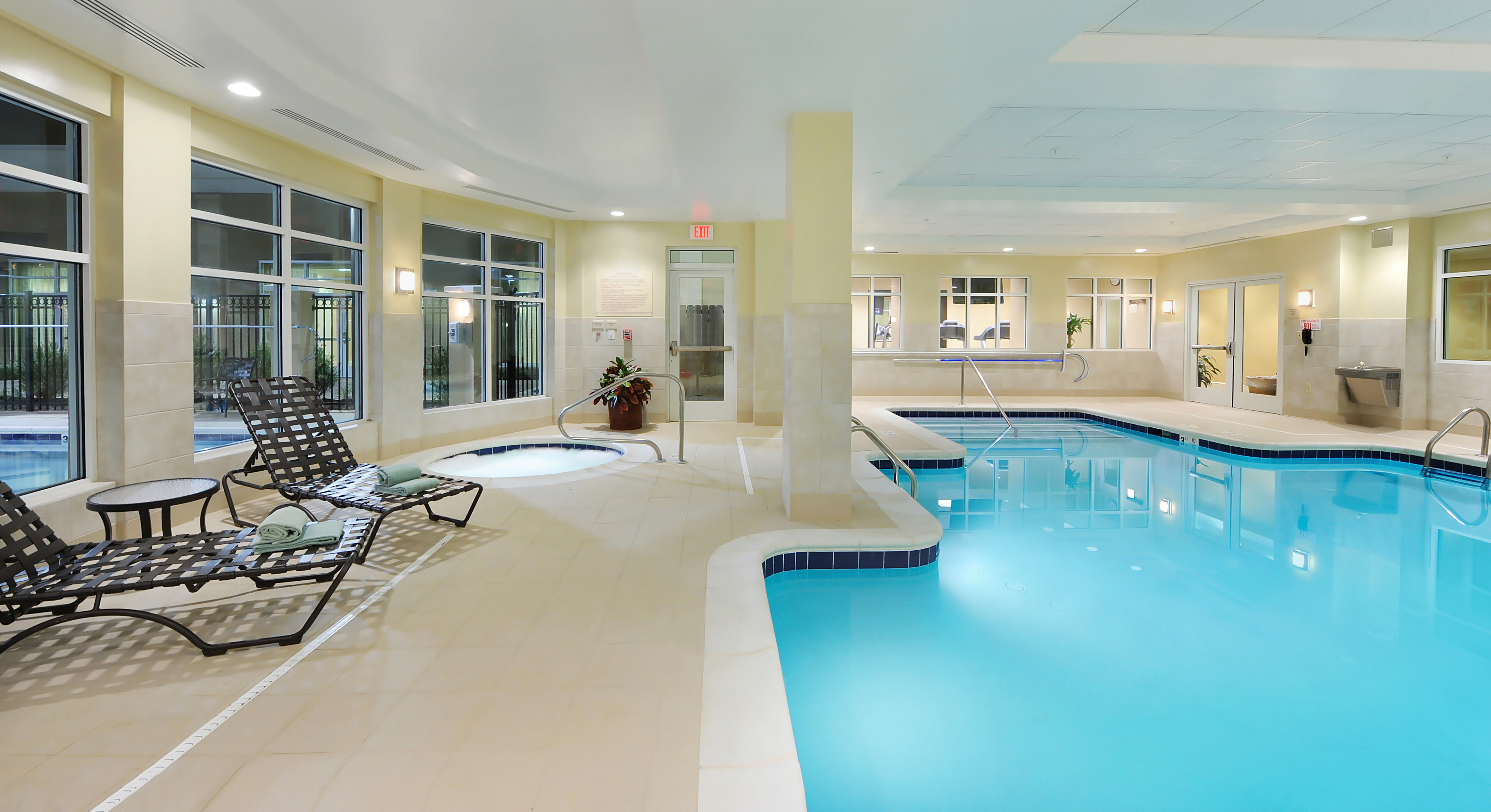 Indoor Swimming Pool & Seating Area  