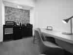 King Suite Work Desk and Wet Bar