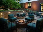 Fire pit on Patio