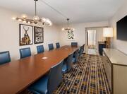 boardroom table in suite