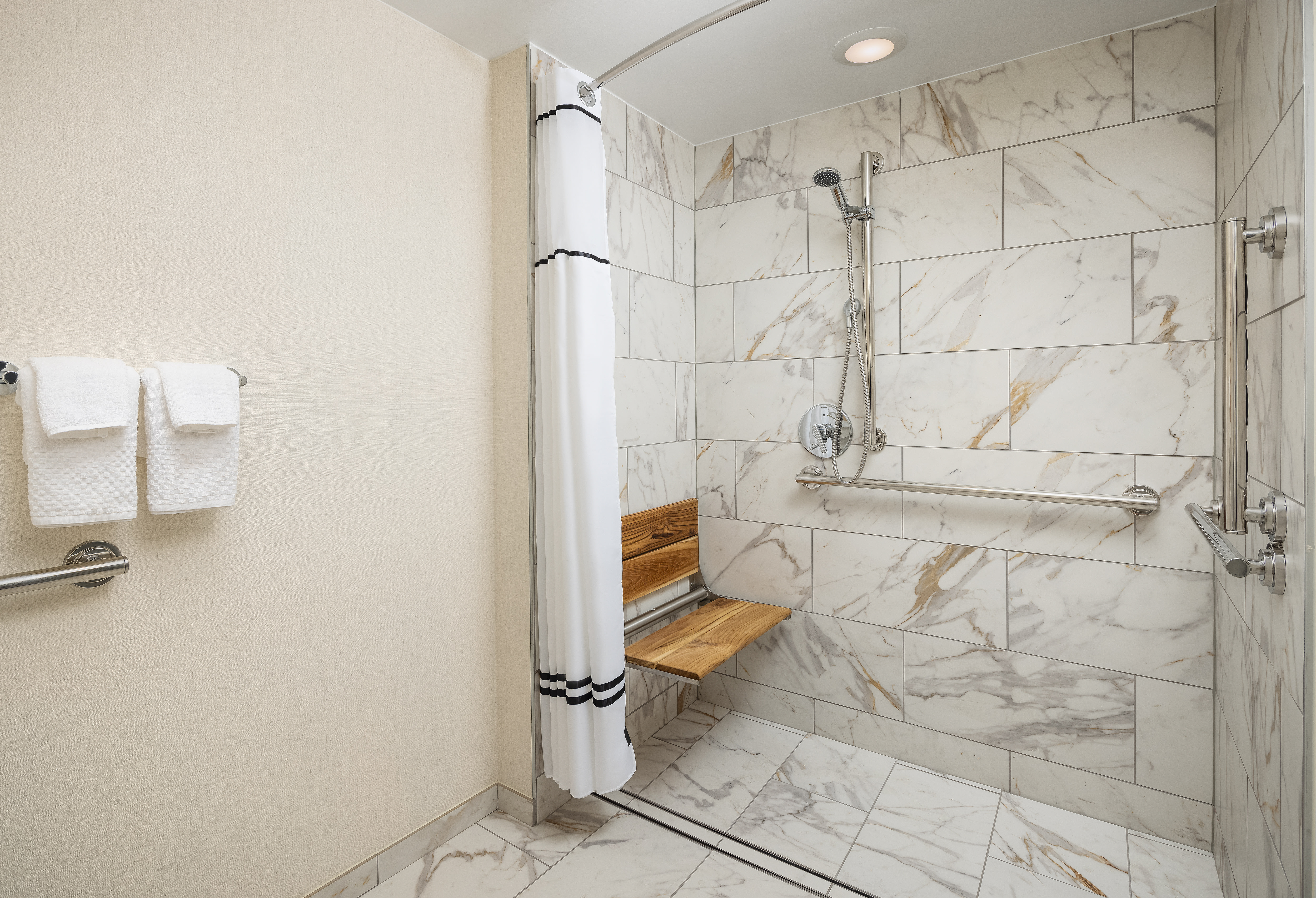 accessible roll-in shower