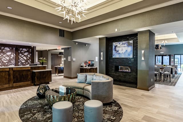 Lobby area of Homewood Suites by Hilton Atlanta Buckhead