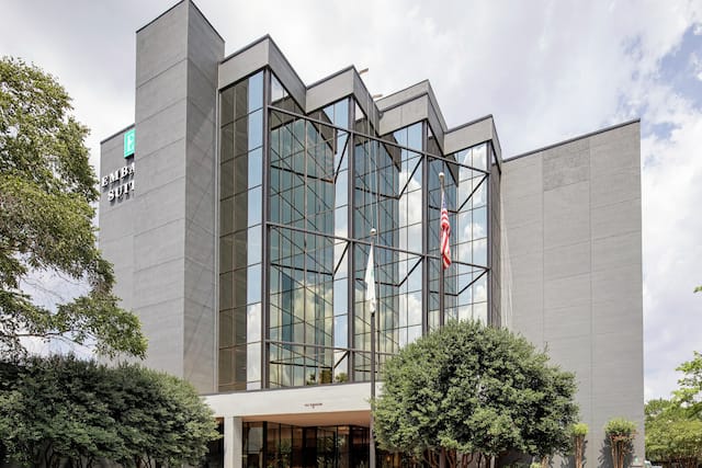 Exterior with signage and entrance