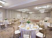 Great Oaks Meeting Room Setup with Round Tables