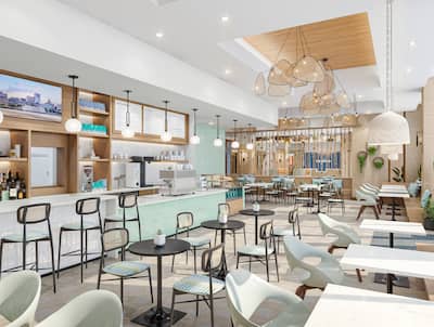 Coin repas du restaurant