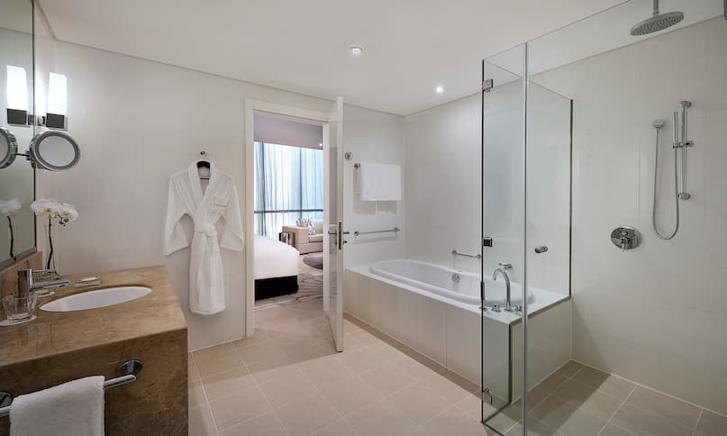 Bathroom Vanity Area and Bathtub-previous-transition