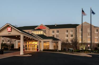 Hotel exterior and entrance.