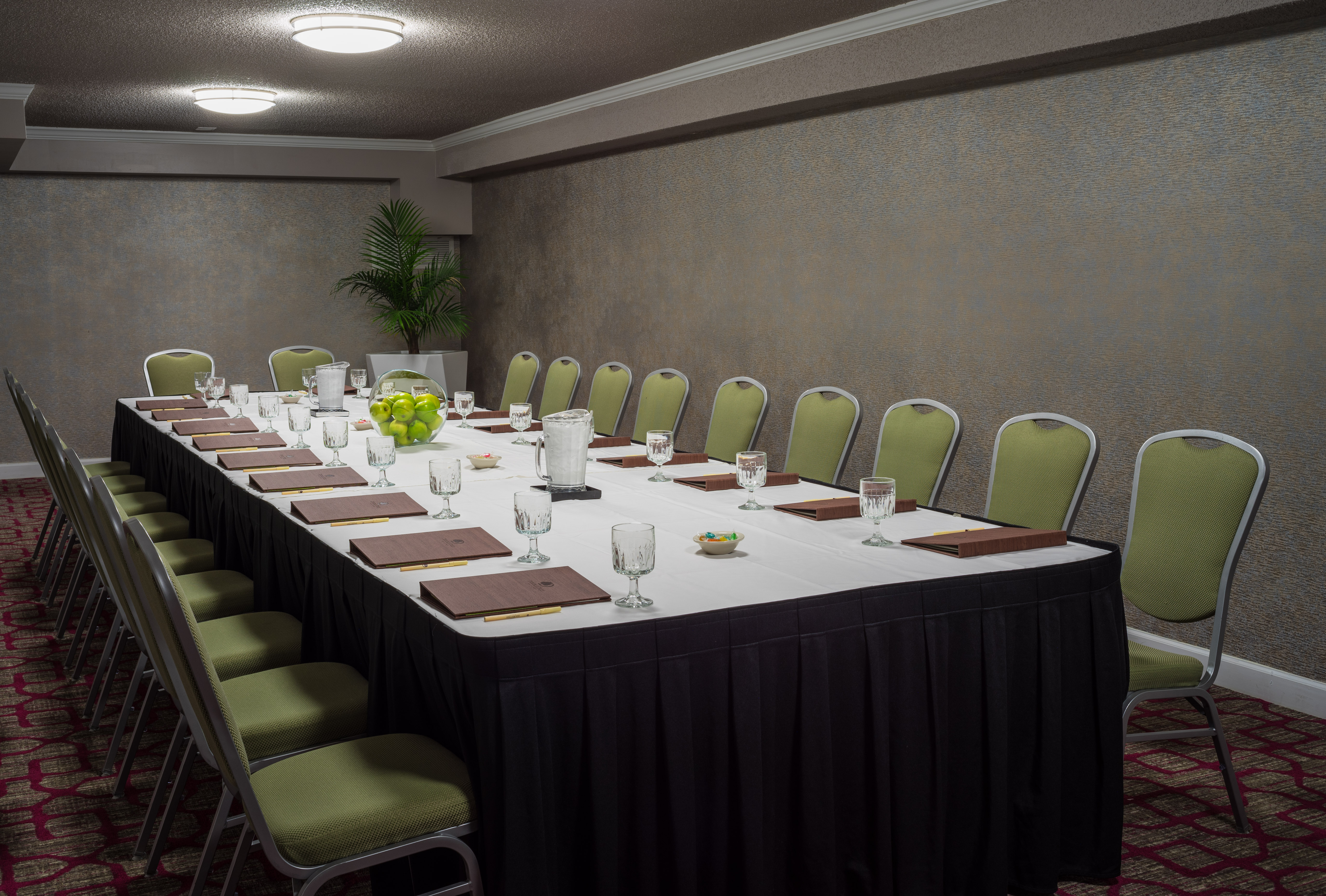 Forsyth Meeting Room In Boardroom Setup With Seating for 20 