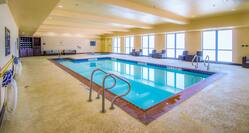 Indoor Pool with seating 
