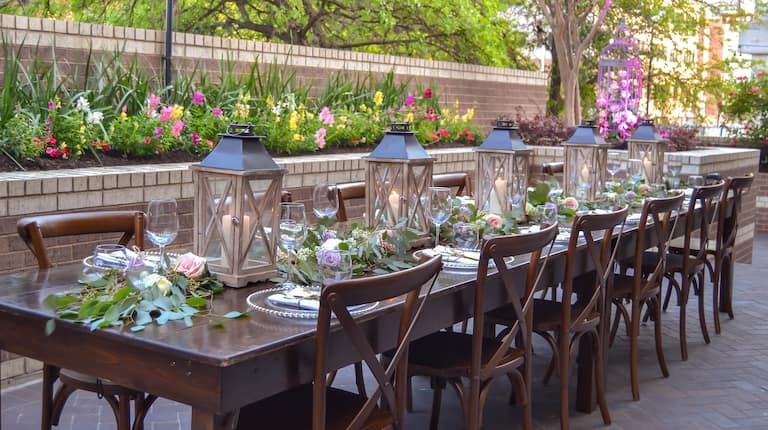 Outdoor Banquet Table