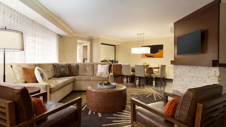 Accessible Presidential Suite Living Area
