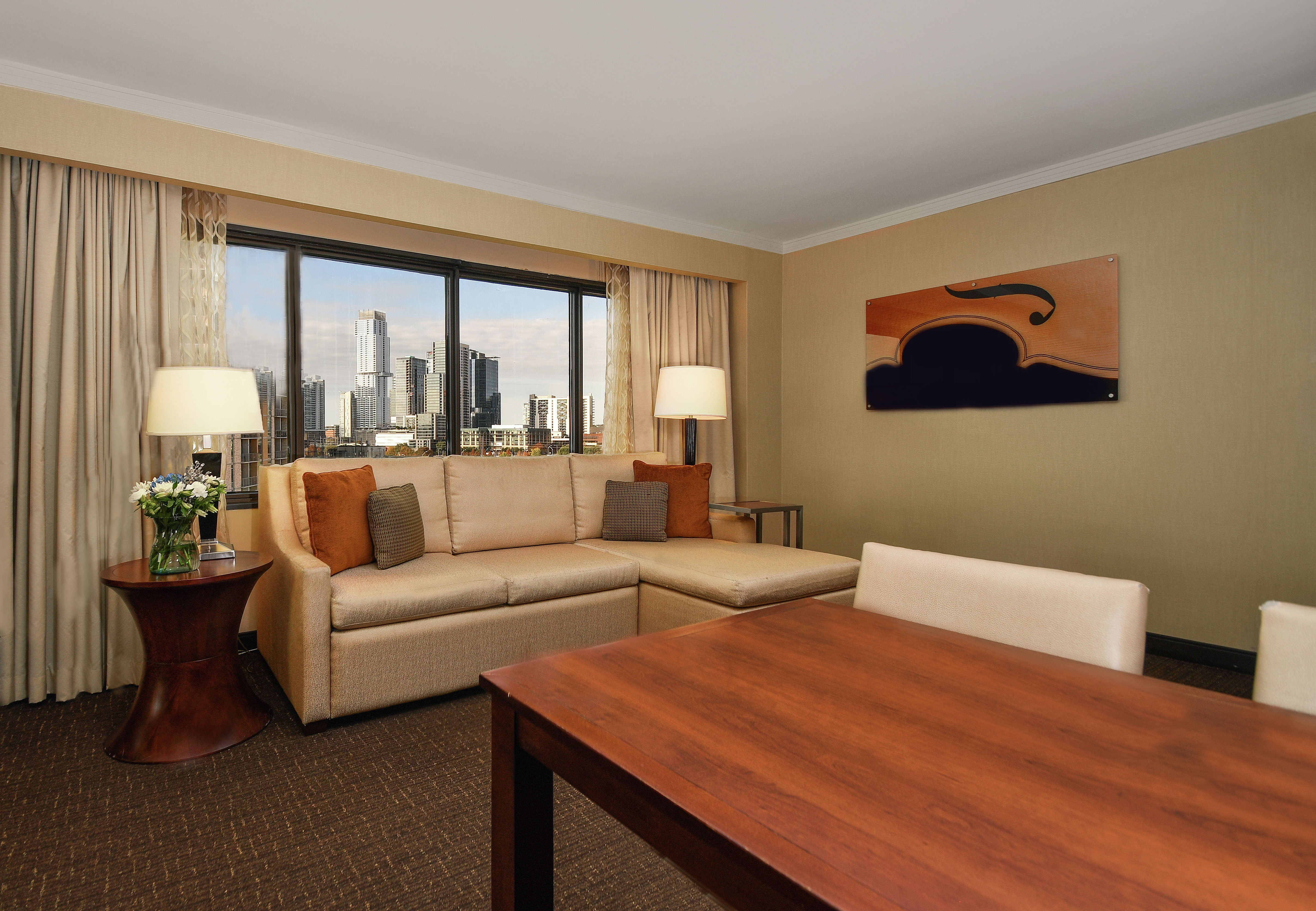 City View Premium Suite Living Room