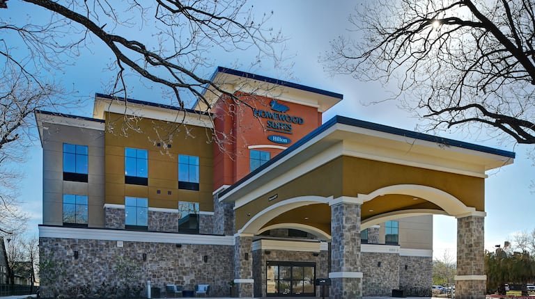 exterior front of building in the day