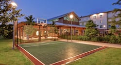 Hotel Outdoor Basketball Court