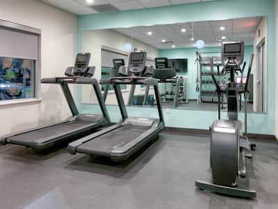 Our fitness center is ready for a great workout anytime