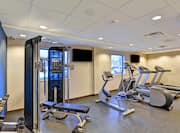 Fitness Center with Weight Machine, Cycle Machine, Cross-Trainer and Treadmills