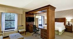 Guest Room with King Bed, Work Desk and Television